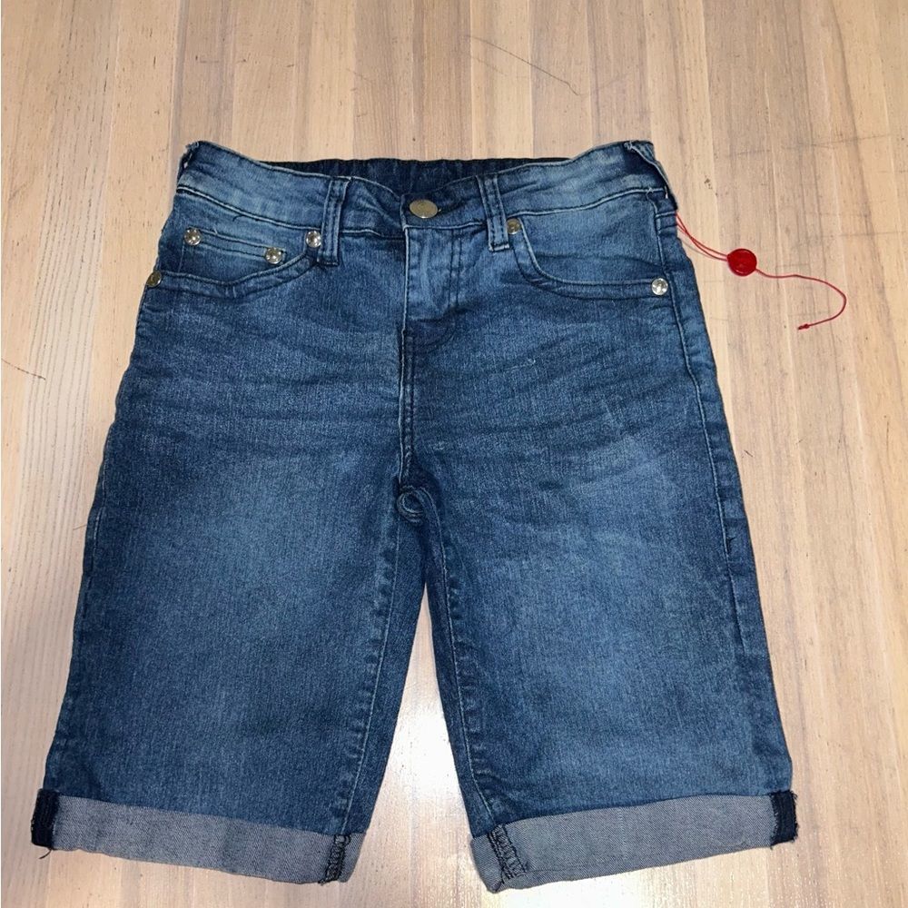 Boys Sz. 12 NWOT True Religion Jeans Geno relaxed fit knee length short